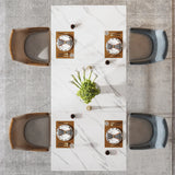 Tribesigns 63-Inch Rectangular Dining Table for 4 to 6, Modern Kitchen Table