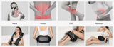 Shiatsu Neck and Shoulder Massager Heated Back Massager U Shape Deep Kneading Electric Massage Pillow For Neck Waist Leg Body