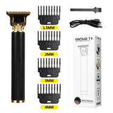 T9 LCD Electric Hairdresser Oil Shaving Head Electric Pusher Carving Electric Pusher Clipper Hair Precision