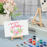Pack 5 Inch Mini Easel Wood Display Artist Small Wooden Easel Stand Art Craft Painting