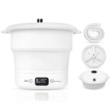 Mini Portable Washing Machine Foldable Compact Washer for Dorms Travel Apartments and Camping