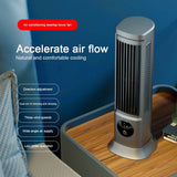 Vertical Horizontal Electric Fan  Portable Tower Fan USB Rechargeable