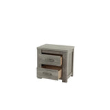 Light Gray Oak Nightstand