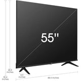 55-Inch Class A6 Series 4K UHD Smart Google TV with Alexa Compatibility