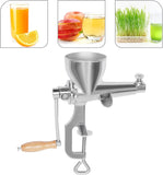 Manual Wheatgrass Juicer, Stainless Steel Juicer Juice Extractor Tool for Fruits Apples