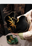 Creative Backside Cushion Emboidery Pillow Bamboo Retro Decorative Pillow Cover For Sofa Chair Bedding Fan Cushion