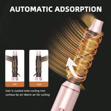 6-in-1 hot air comb for quick drying, straightening, curling, and voluminous styling - portable