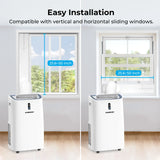 Renogy 14,000 BTU Portable Air Conditioners with Smart WiFi Enabled, Cooling, Dehumidifier, Fan & Sleep Modes 4-in-1 Portable AC