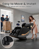 Zero Gravity Shiatsu Recliner Back Massage Chair with Heating, 10 Roller