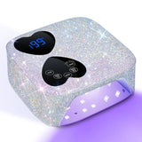 UV LED Nail Lamp Cordless 80W Rechargeable UV Light for Gel Nails Professional Gel Light Dryer