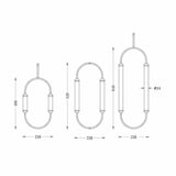 Modern Pendant Light LED Hanging Lamp Chandelier Lighting Fixture Dinning Room