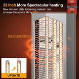 1500W Outdoor Heaters for Patio w/ Remote, 37IN Portable Tower Space Heater
