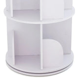 Rotating Bookshelf 2 Tier 360° Display Floor Standing Bookcase Stackable Shelves Bookshelf Organizer for Home Office