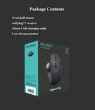 Logitech MX ERGO S Wireless Track Ball Mouse Wireless Bluetooth Charging Mouse Ergonomic Series Mouse