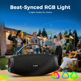 W-KING X10S Bluetooth Speaker 40W Dual Drivers, IPX7 Waterproof, 20H