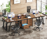 Tribesigns Computer Desk with 3 Drawers, 59-Inch PC Desk