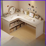 Firm Computer Desk, Bookshelf, Integrated Corner Workbench