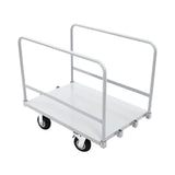 36*24 Flat Dolly Cart 2000 Lbs Hand Push Pull Cargo Handling Trailer with 4 Wheels
