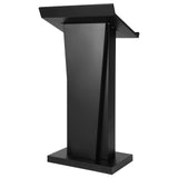 Office Reception Table Multi-Purpose Heavy Duty Metal Lecterns Large Capacity Metal Podium Speaking Desk