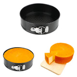 Removable Bottom Kitchen Accessories Carbon Steel Cakes Molds Round Cake Pan