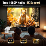 Magcubic HY310 Home Projector 1080P Mini Projector 4K AF Native