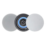 Herdio 2PCS 4'' Ceiling Mounted Speaker HD Digital Stereo Effect Recessed Ceiling Wall Waterproof