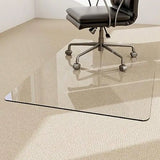 36" x 46" Chair Mat for Carpet - Office Chair Mat - Tempered Glass Floor Mat