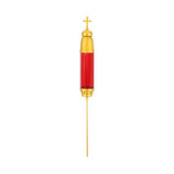 Grave Decorations for Cemetery, Greek Cross Candle Holder for Cemetery