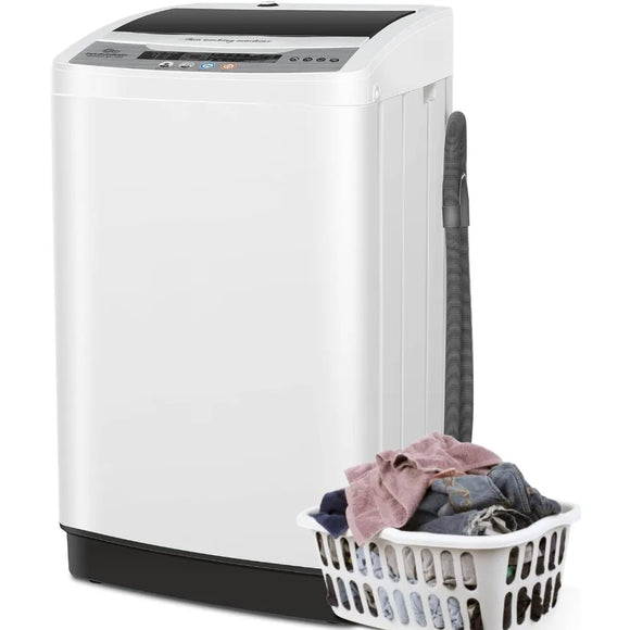 Portable Washing Machine 17.8Lbs Compact Washer with LED Display,-MD DC PRINT