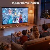 Projector Screen with Stand 120 Inch Indoor Outdoor Portable Projection