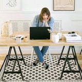 Office Chair Mat for Hardwood Floor 60"x45" Easy Glide Computer Desk Mat