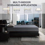 King 14 Inch Memory Foam Mattress in a Box Jacquard Fabric Cover