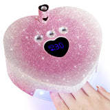 2 in 1 Rechargeable Diamond UV LED Nail Dryer Lamp With Handheld Mini UV Light, Professional Cordless Lamp