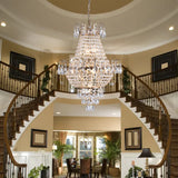 16.9" Luxury Retro Crystal Chandelier European Style Imperial Style Copper Color