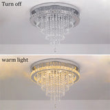 Modern K9 Luxury Crystal Ceiling Lamp Smart Led Living Dining Room