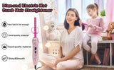 GOIPLE 2 in1 Electric Hot Comb Hair Straightener Brush Fast Heating Flat Iron Styling Brush Wig Kit with