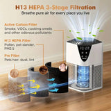 H13 True HEPA Air Purifier for Large Room–1076 SqFt Coverage For Bedroom
