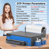 US EU Stock A4 XP600 DTF Printer For Epson L805 R1390 T shirt Printing Machine
