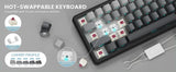 ATTACK SHARK X66 65% Wireless Mechanical Keyboard with Knob