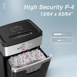 20-Sheet Heavy Duty Paper Shredder, 60 Mins Continuous, Ultra Quiet 60dB