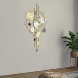 Wall Clock Modern Decorative Art Clock Silent Wall Clock Iron Wall Decoration