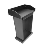 Wooden Podium Sturdy Durable Naturally Church Pulpit Height 37.5" For Classroom Church & Office