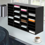 36 Compartment Literature Organizer, Rounded Corners Storage Cabinet,for Files