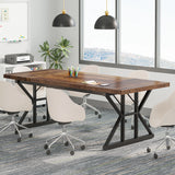 Tribesigns 70.8-Inch Executive Desk, Large Computer Office Desk Workstation