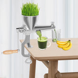 Manual Wheatgrass Juicer, Stainless Steel Juicer Juice Extractor Tool for Fruits Apples