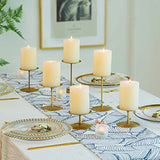 Pillar Candle Holders Candelabra - Bulk Candle Stand Iron Plate Minimalism