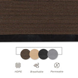 90 Shade Fabric Sun Shade Cloth Privacy Screen with Grommets for Patio Garden
