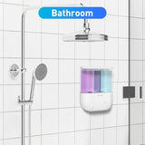 Touchless Wall Mounted Dual Automatic Soap Dispenser 2 x 17 fl oz.