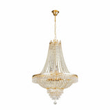 Luxury Crystal Chandelier, Modern Gold French Empire Crystal Ceiling Chandelier