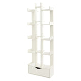 KOLHGNSE Open Shelf Bookcase Cabinet 15-Compartment Floor Standing Shelves Books Display